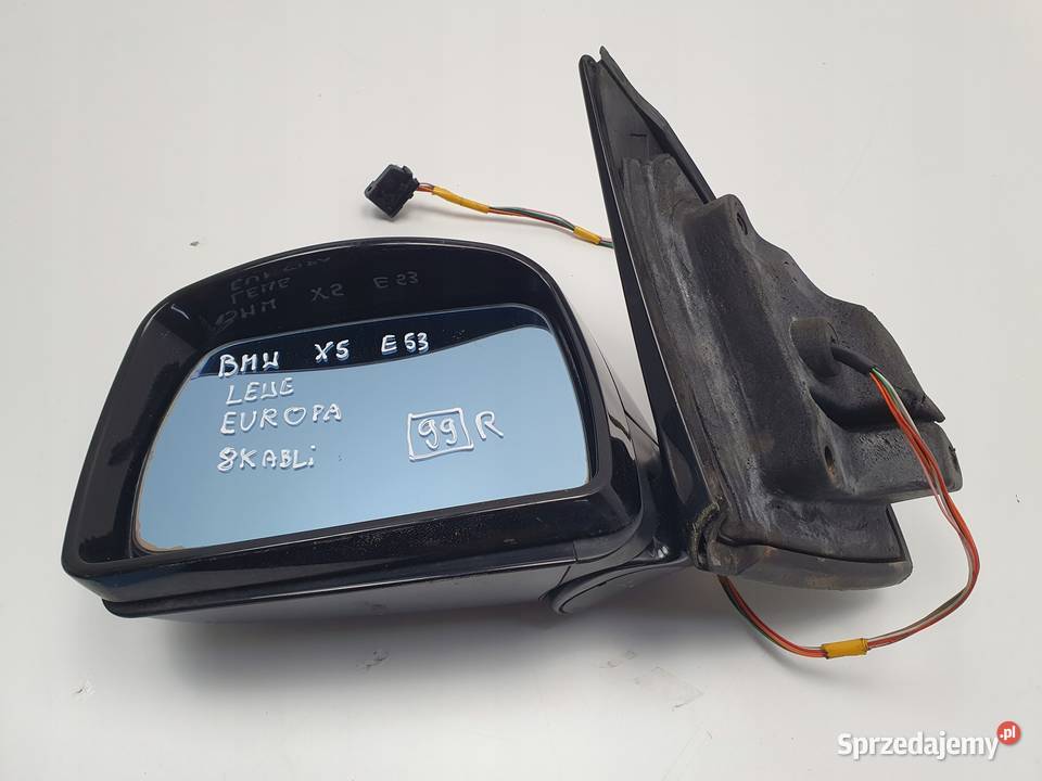 LUSTERKO BMW X5 E53 9903r LEWE KIEROWCY 8 Pin lubelskie Rudka