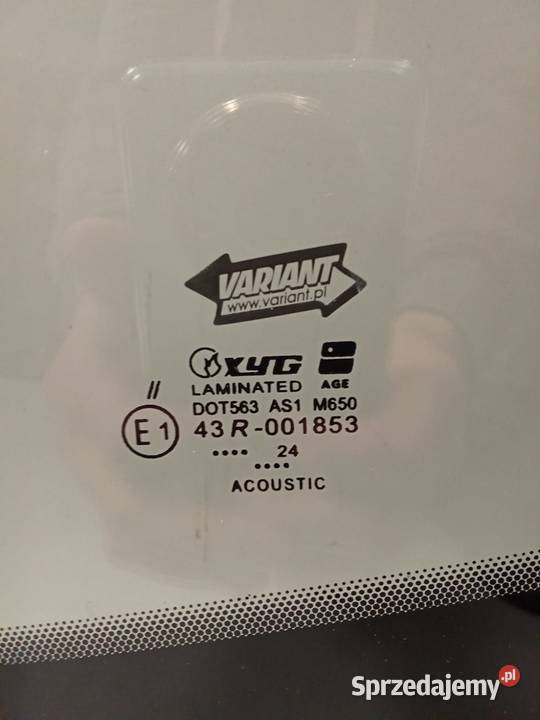 Szyba Przednia Ford Edge 16 Niebieski Pas osobowe Bralin