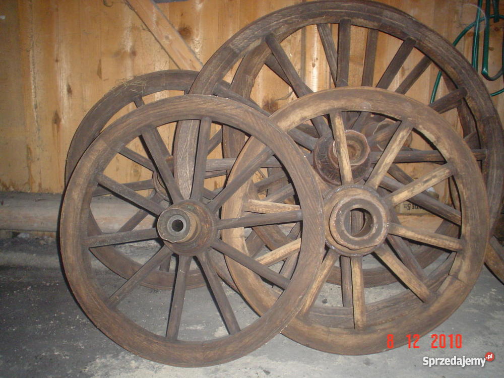Koła drewniane małopolskie Gronków sprzedam