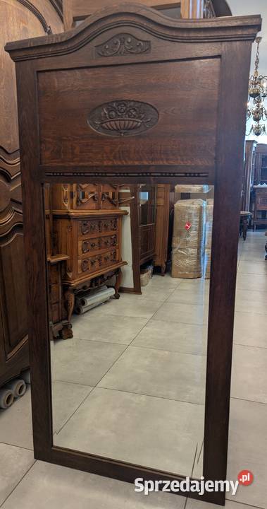 ładne dębowe lustro secesyjnesklep Dąbrowa Dąbrowa Górnicza