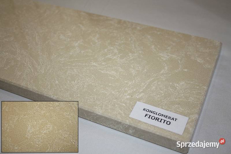 Parapety wewnętrzne konglomerat aglomarmur Gaszowice