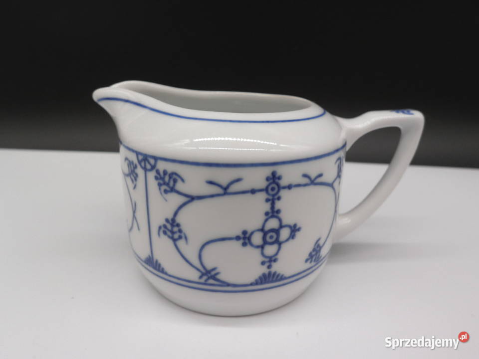 Porcelanowy Mlecznik KAHLA Blau Saks Wzór wielkopolskie