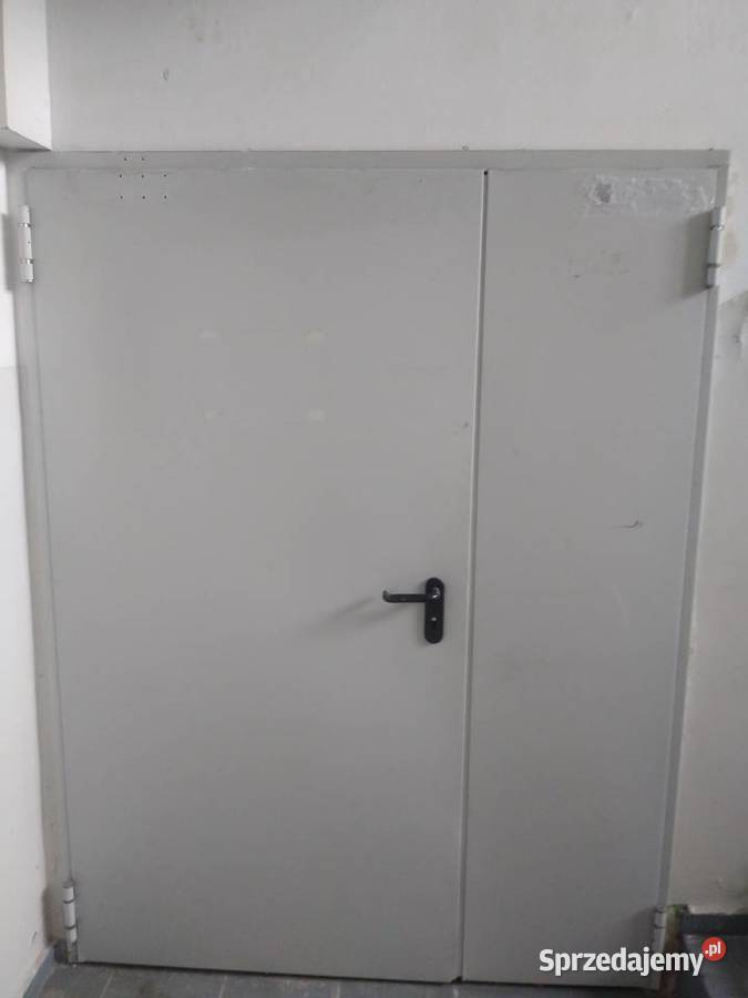 Drzwi PPOŻ 153x205 koloru jasnoszarego Poznań