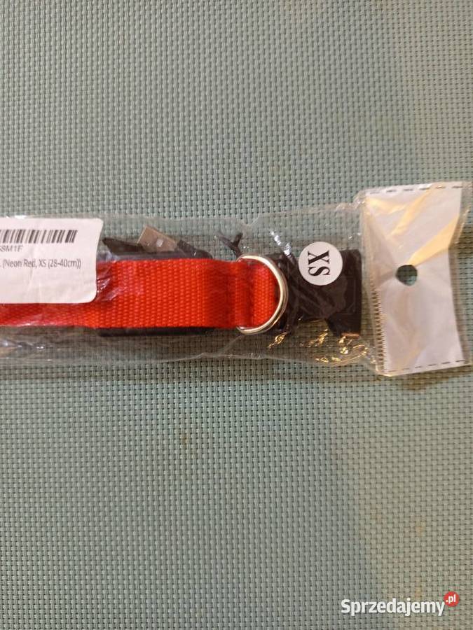 Obroża świecąca Flash SXS Neonowa czerwona 28 40