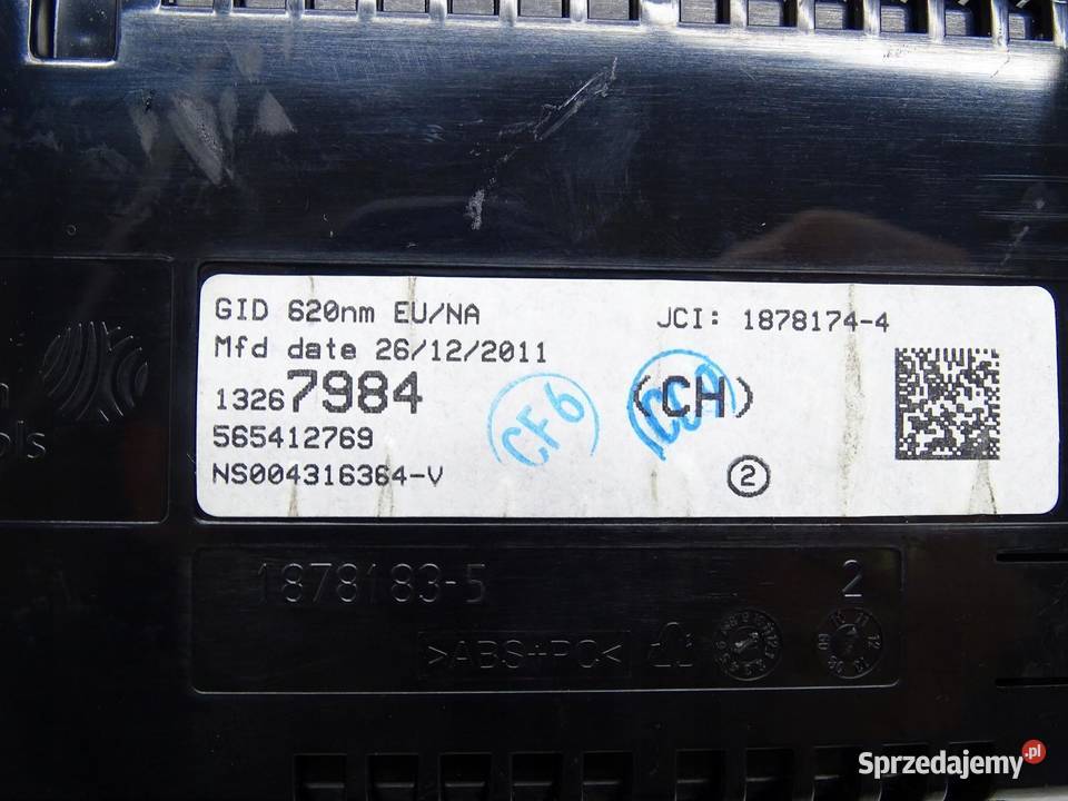 WYŚWIETLACZ EKRAN OPEL ASTRA J IV 13267984