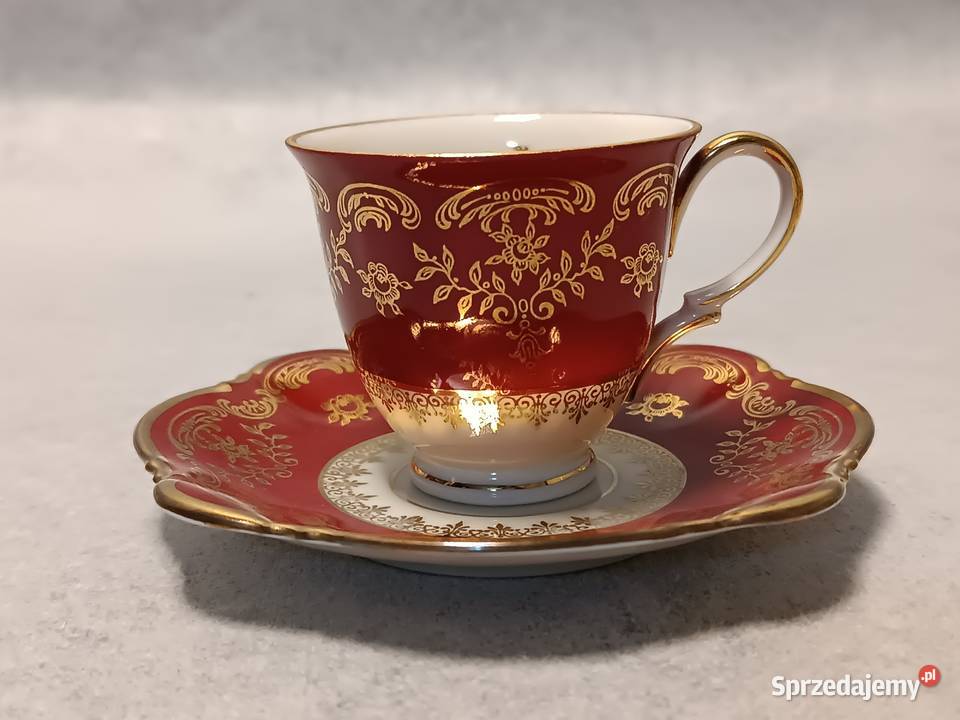 ZEH SCHERZER Duet Róże Kolekcjonerska Filiżanka Stargard