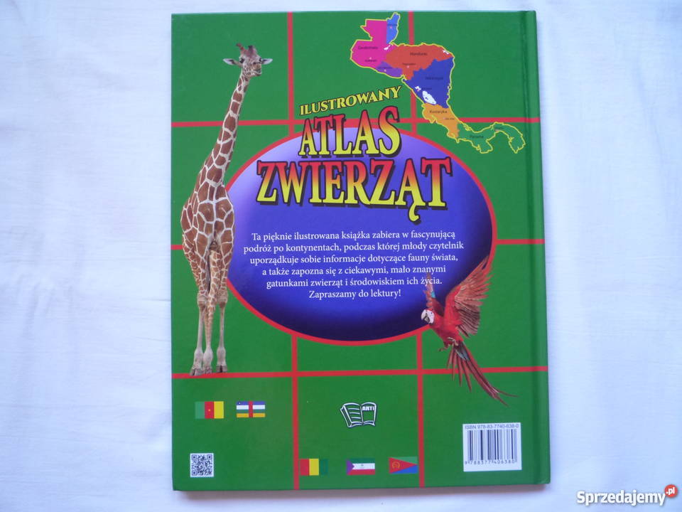 NOWA Ilustrowany Atlas Zwierząt Album Twarda Rok wydania 2016 Szczecin