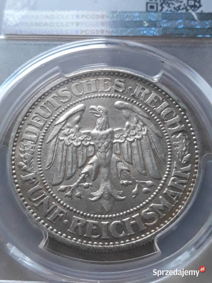 5 Marek WeimarNiemcy 1928 r Dąbmen E PCGS MS 63 Konin sprzedam