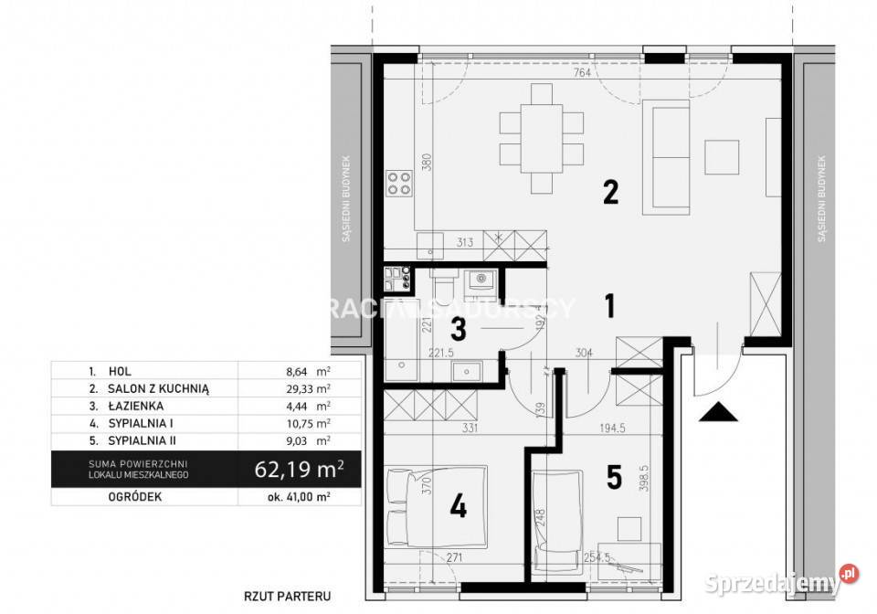 Mieszkanie 6219m2 3 pok Kraków Jasnogórska