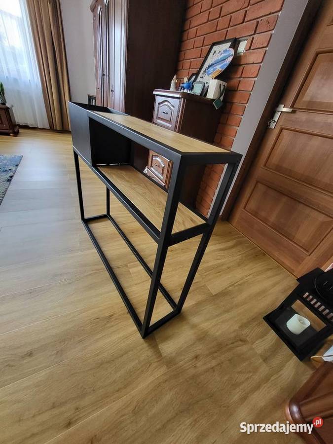 Półka loft konsola z DONICĄ regał loftowy Rumia sprzedam