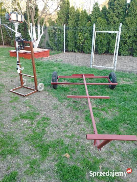 Sprzedam zestaw wózek slipowy plus silnik Pływanie lubuskie
