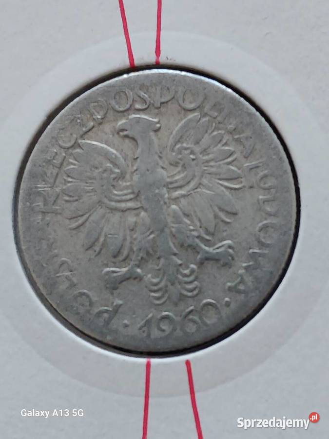 5 Złotych Rybak 1960 r Skrętka 3