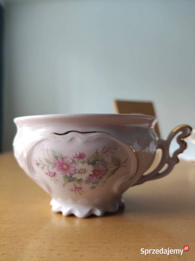 Podstawki pod filiżanki porcelanowe inny kolor Zawonia