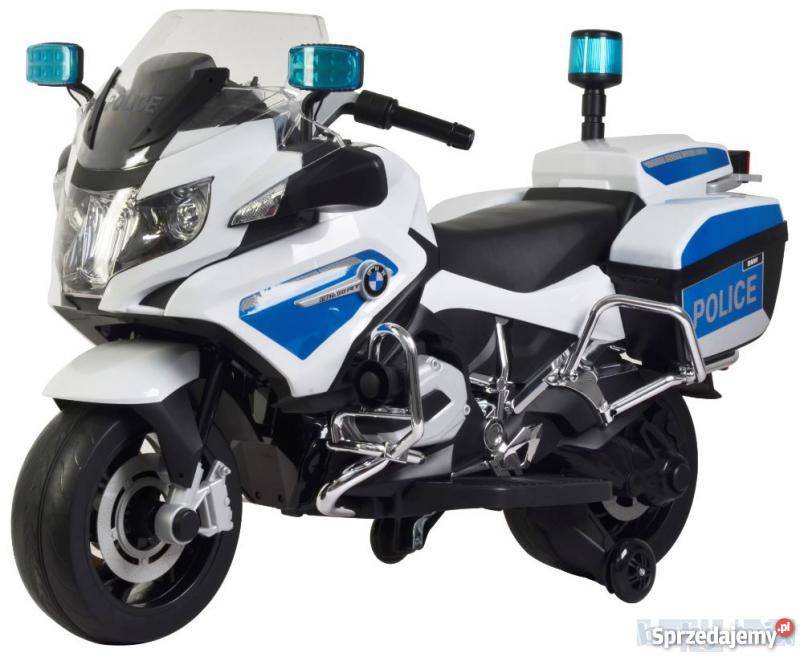 BMW policja motor skuter na akumulator licencja warszawa