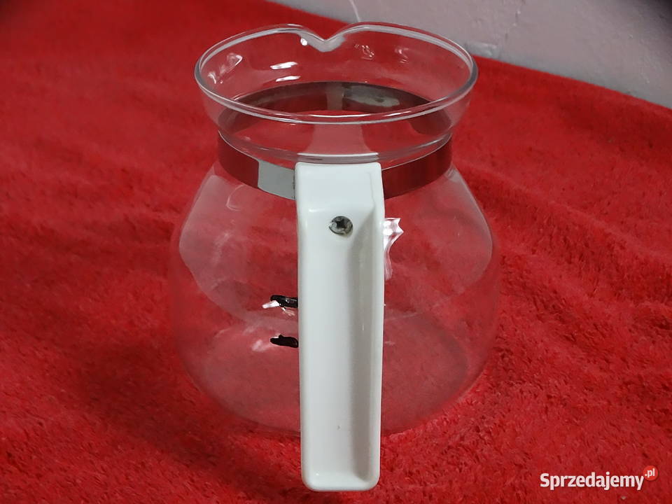 Szklany dzbanek do kawyherbaty 800ml Vintage Biłgoraj