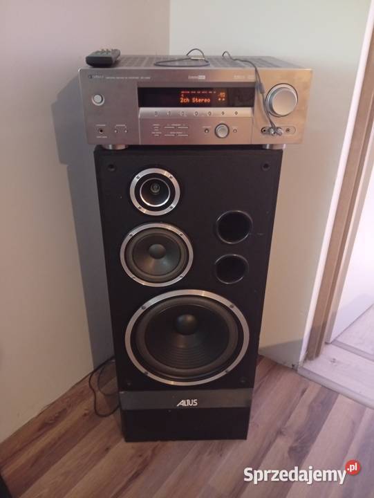 Kolumny Altus 300 amplituner Yamaha