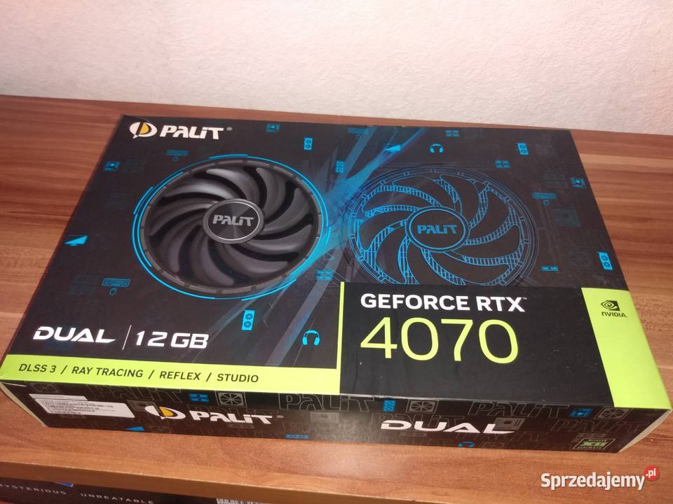 Palit GeForce RTX 4070 Dual 12GB GDDR6X Karty graficzne Brzyno sprzedam