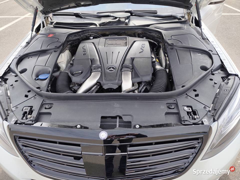 Mercedes S550 V8 biturbo biała perła Radzymin