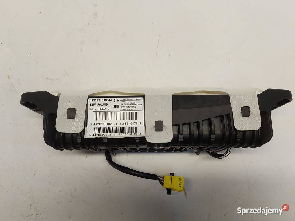 Mercedes EQV w447 Vklasa 2021 airbag poduszka