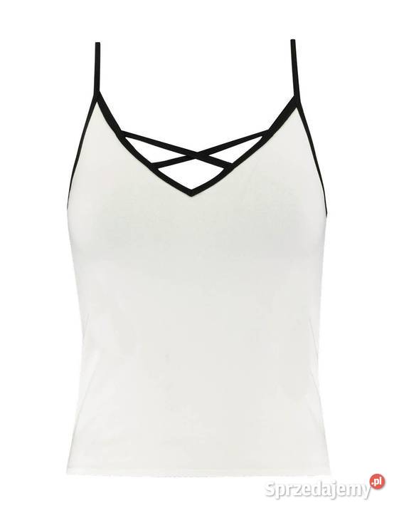 czarny biały top Tally Weijl xxs 32 xs 34 Inowrocław