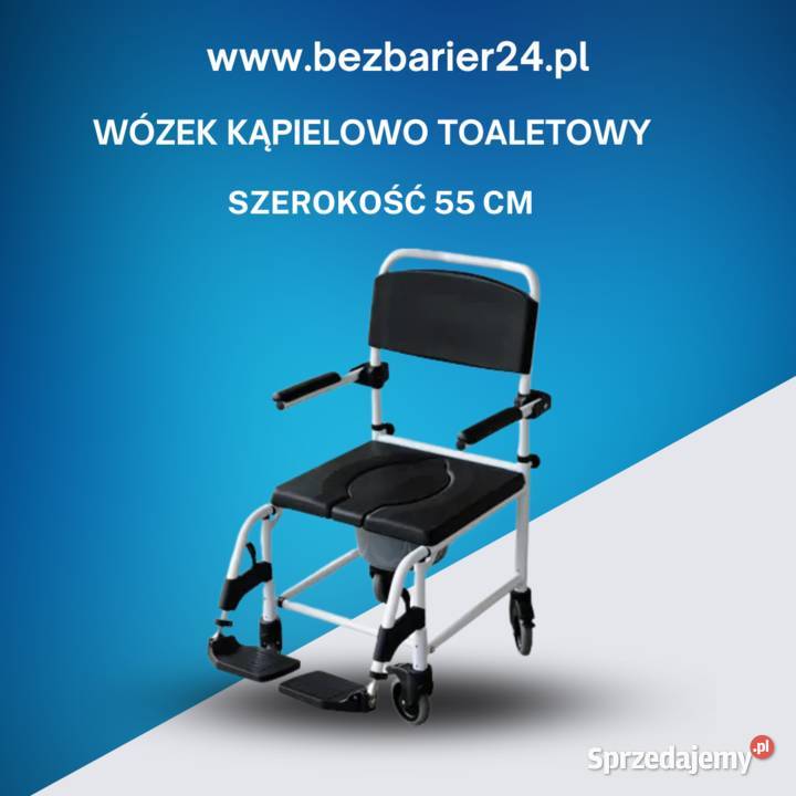 Wózek kąpielowotoaletowy szerokość 55 Łódź sprzedam