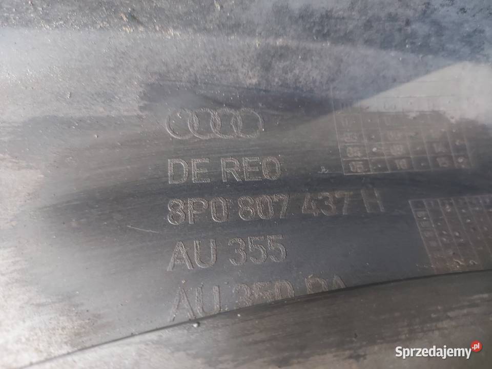 AUDI A3 8P CABRIO LIFT zderzak przód 8P0807437H