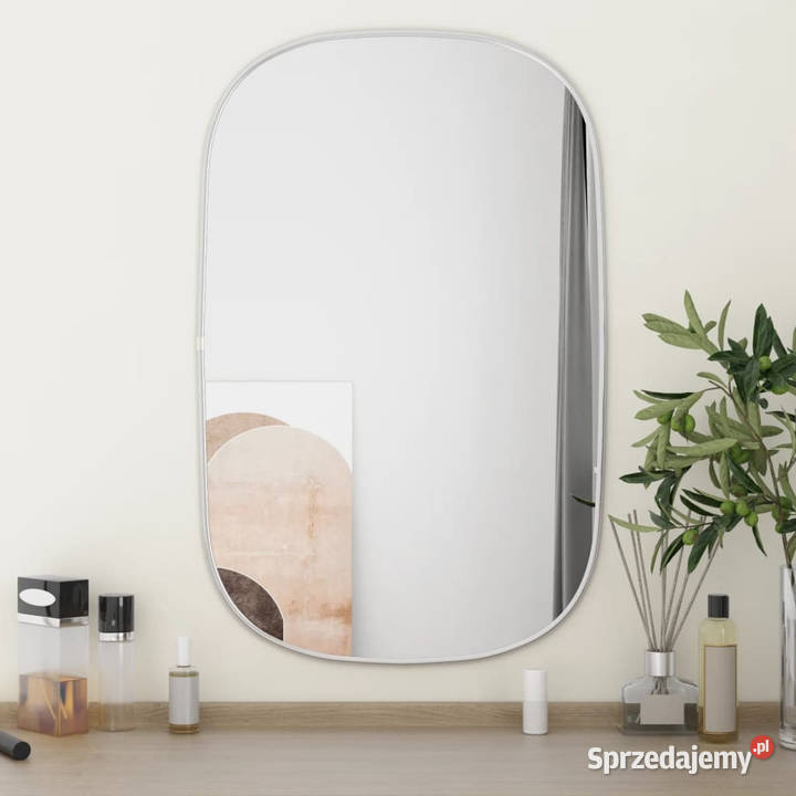 Lustro ścienne srebrne 70x45 WM348213 Warszawa