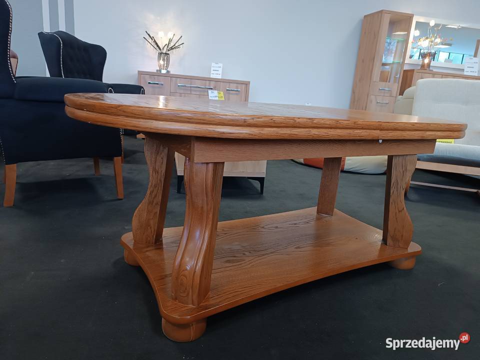 Nowa ława Dębowa OWALNA ROZKŁADANA do 200 70 Olesno sprzedam