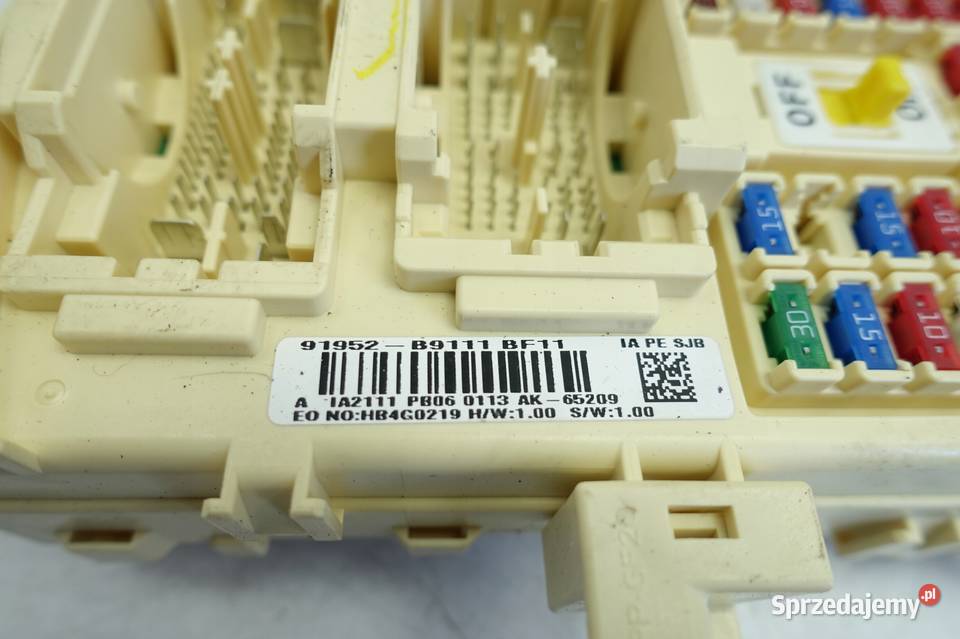 Hyundai I10 II SKRZYNKA BEZPIECZNIKÓW moduł BSI Rudka