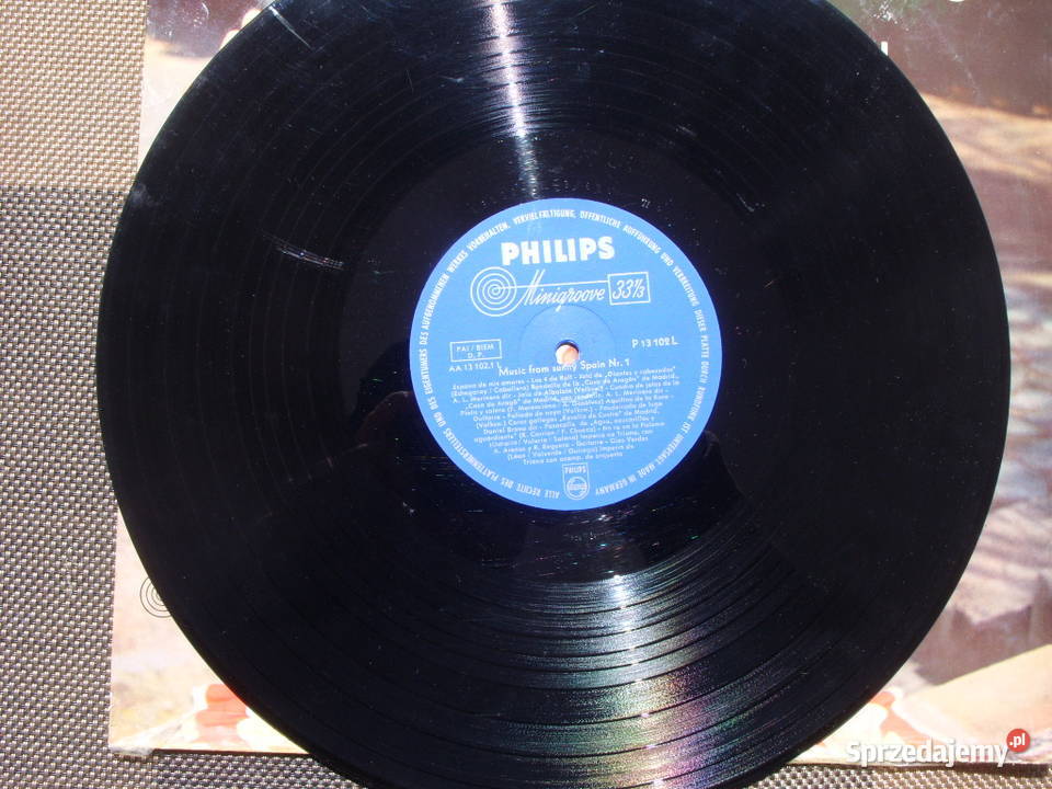 Winyl LP MUSIC FROM SUNNY SPAIN 1PHILIPS P13 Wołów sprzedam