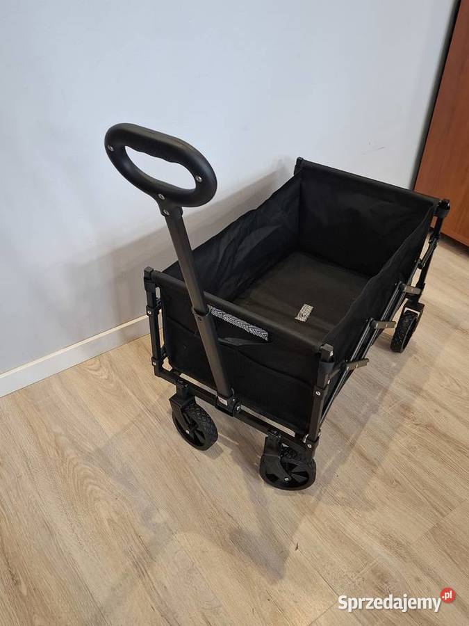 Składany wózek transportowy ręcznyczarny Pozostałe Turystyka sprzedam