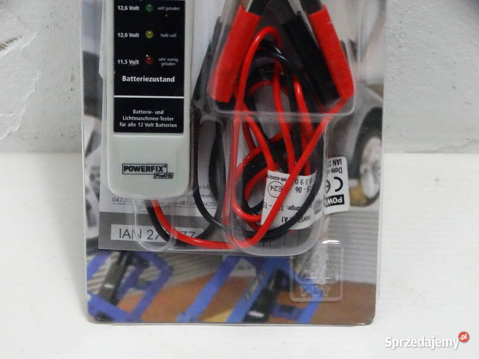 Tester Akumulatora I Alternatora 12V Powerfix Biłgoraj sprzedam