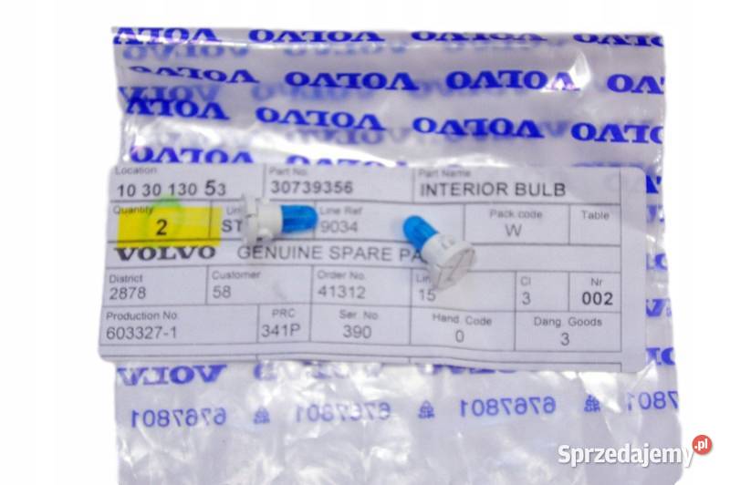 VOLVO XC90 żarówka podsw panelu sterowania OE Gadgety motoryzacyjne Bielany Wrocławskie