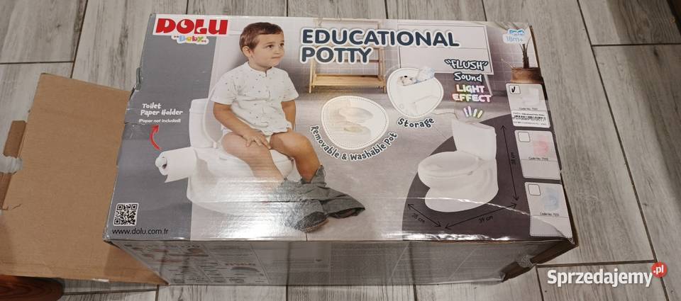 Nocnik interaktywny biały Dolu Ozorków