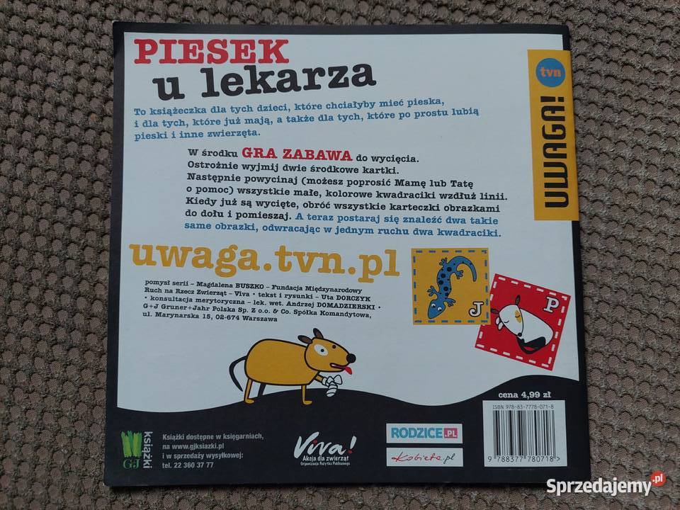 Piesek u lekarza Uta Dorczyk Książki dla dzieci Kraków