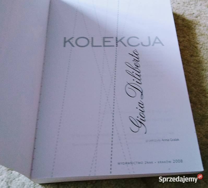 Kolekcja Gioia Diliberto przeł Anna Gralak Proza i poezja Gdańsk sprzedam