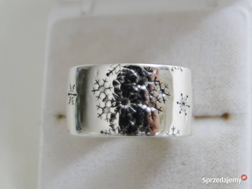Masywna 1647 gram obrączkapierścionek srebro 925 Warszawa