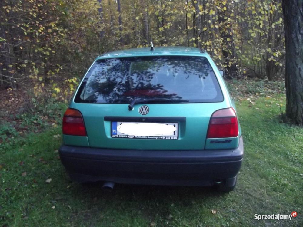 VW GOLF III 14 BENZYNA Rok produkcji 1995 Lisek