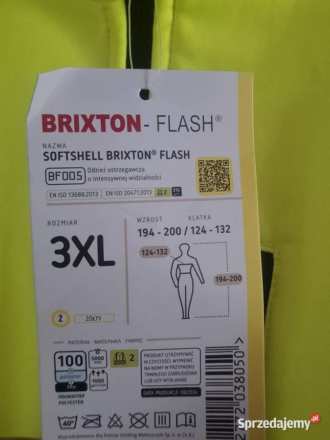 Softshel Brixton Flash BF005 sprzedam