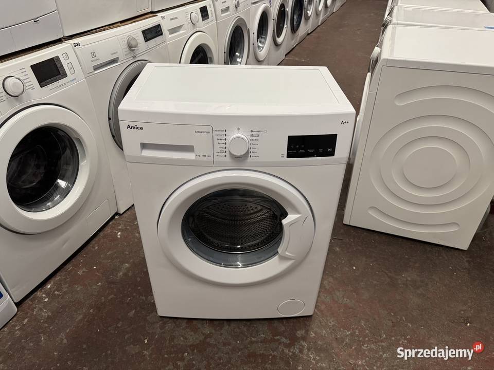Wąska pralka Amica 6 1000obr A SPRAWNA Gwarancja wolnostojące Warszawa sprzedam
