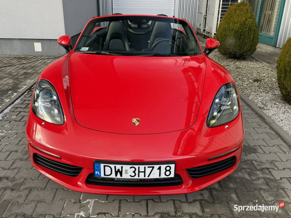 Porsche 718 Boxster 300 PDK Guards Red VAT marża 718 Boxster Węgrzce sprzedam