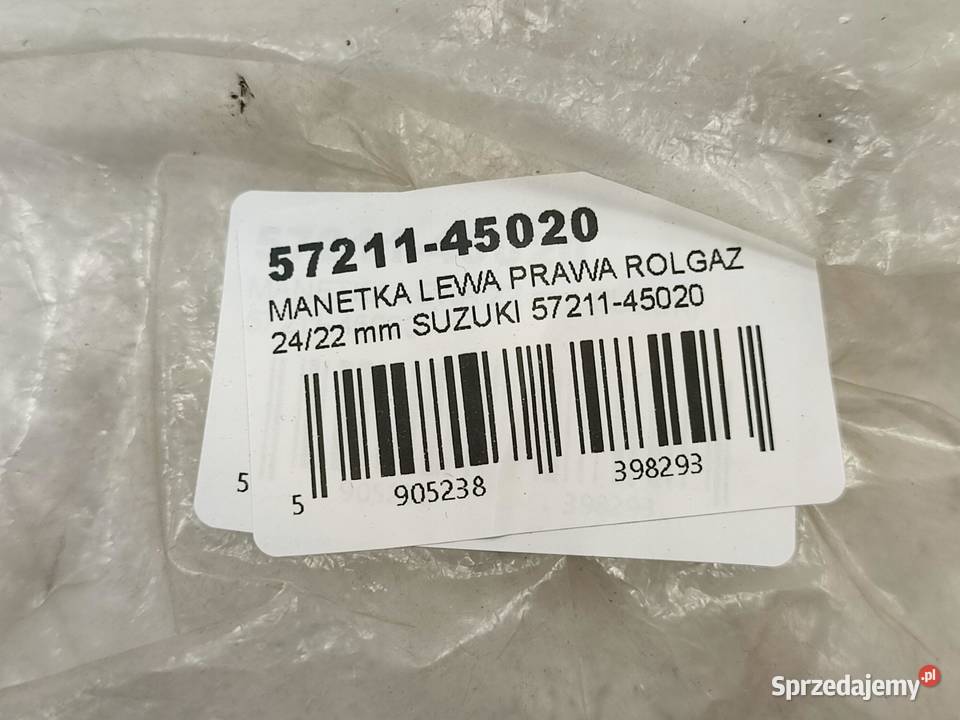 MANETKA LEWA PRAWA ROLGAZ 2422mm SUZUKI DR100 sprzedam