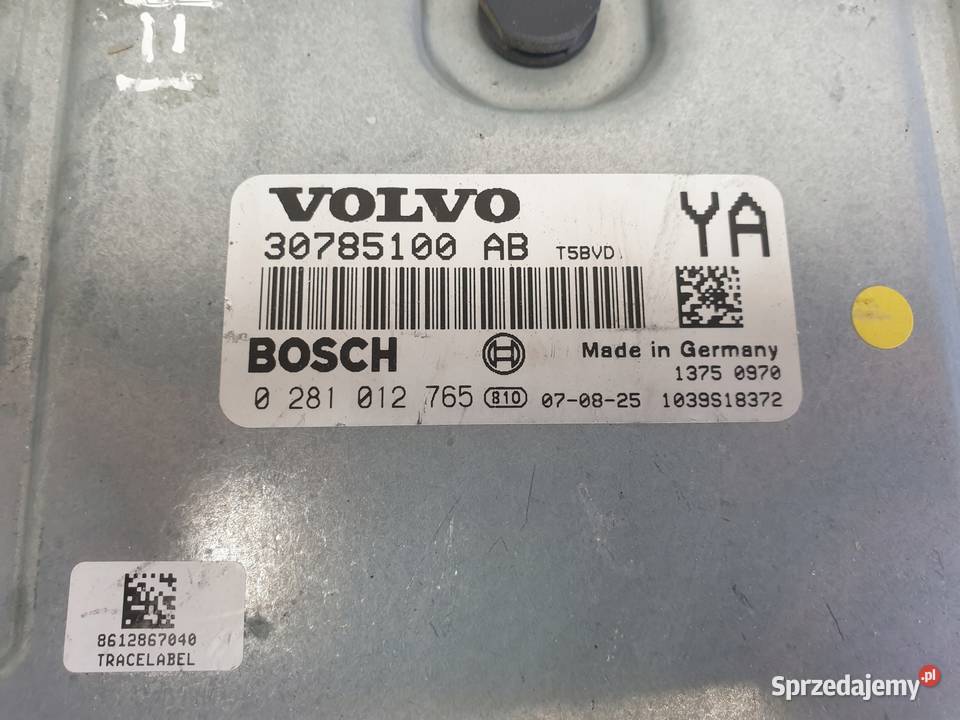 Volvo V70 III 24 D5 STEROWNIK SILNIKA komputer Janów