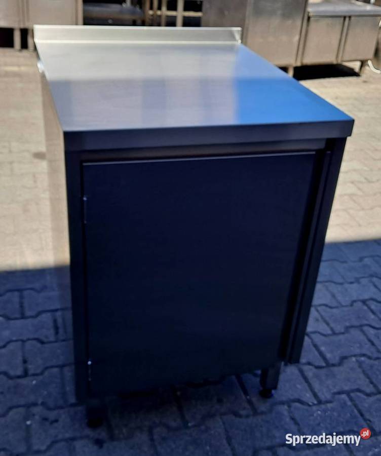 STÓŁ Z SZAFKĄ I PÓŁKĄ DORA METAL 607085 M930N Nowe Skalmierzyce