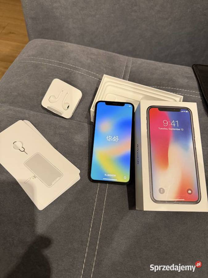 Iphone 10X stan idealny z nowymi słuchawkami Apple / iPhone Elektronika