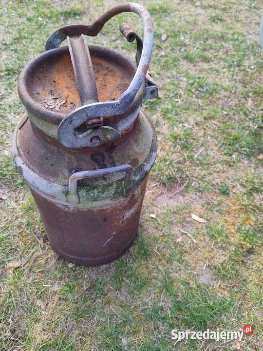 Kanka na mleko PRL wielkopolskie Konin