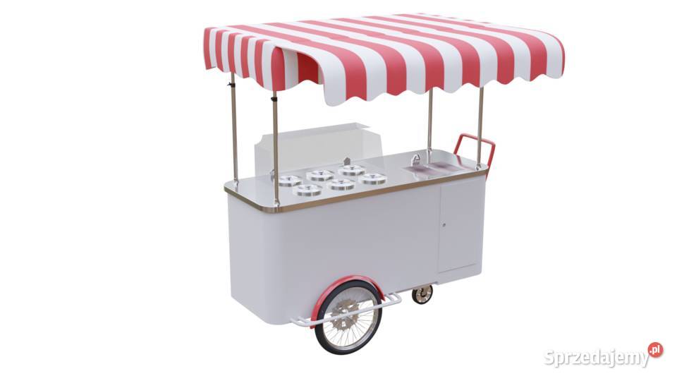 Wózek gastronomiczny Wózek do lodów Mobilna Łódź