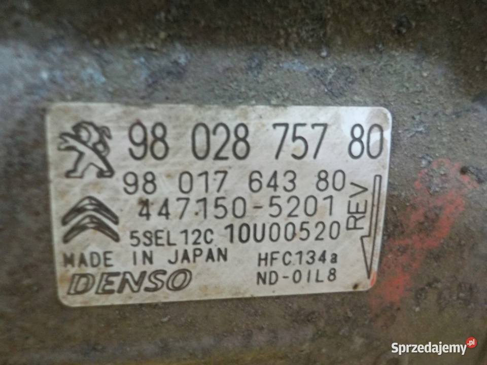 BERLINGO C3 208 308 16 EHDI 18r 99 sprezarka Suków