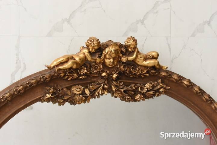 Drewniana Konsola Pod Ścianę Z Okrągłym Lustrem małopolskie Kraków sprzedam