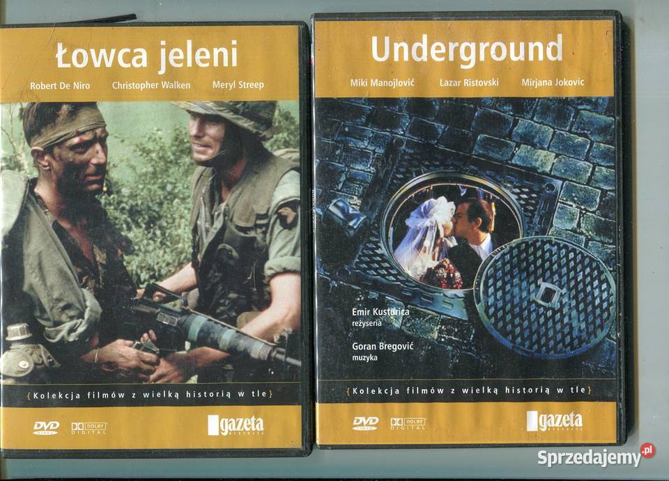 Łowca jeleni Underground 2 filmy DVD zachodniopomorskie Szczecin sprzedam